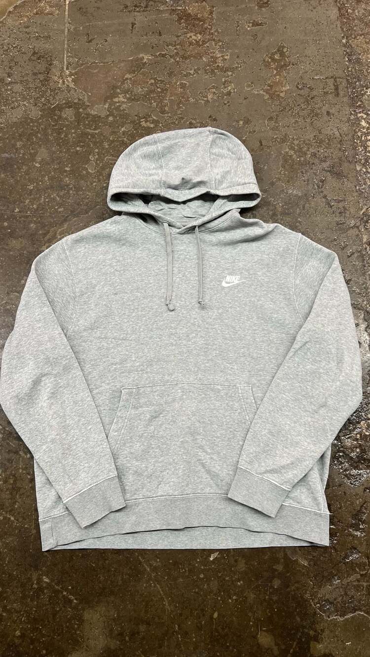 Nike Hoodie Gray Pullover Fleece